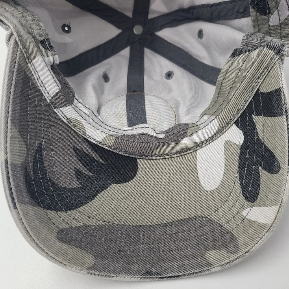 Vintage A Man Part Movie Promo Hat Adjustable Camo 2003 Thriller Action Gray Men